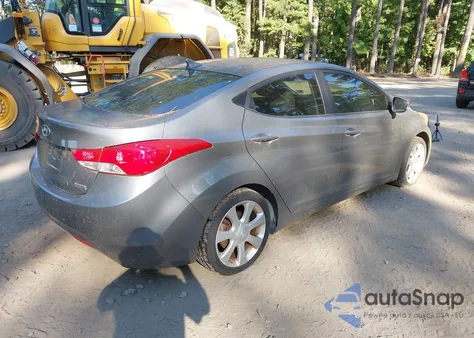 2013 Hyundai Elantra Limited из США, поврежденный, VIN 5NPDH4AE4DH196500